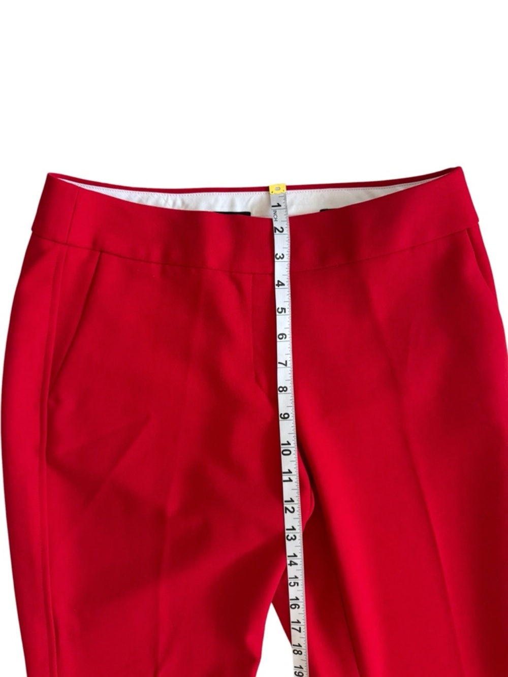 LOFT Red Women's Julie Trousers - Tailored light tapered Leg Sz: 6 - Picture 9 of 11